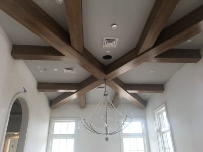 Hardwood Beam Ceiling